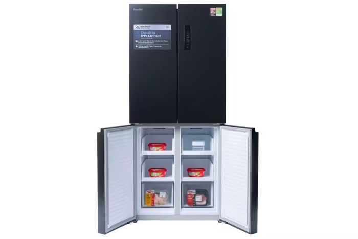 Double Inverter kết hợp chế độ Eco và Multi Air Flow giúp vận hành ổn định, làm lạnh nhanh, làm đông nhanh, giá khoảng 13,04 triệu đồng.