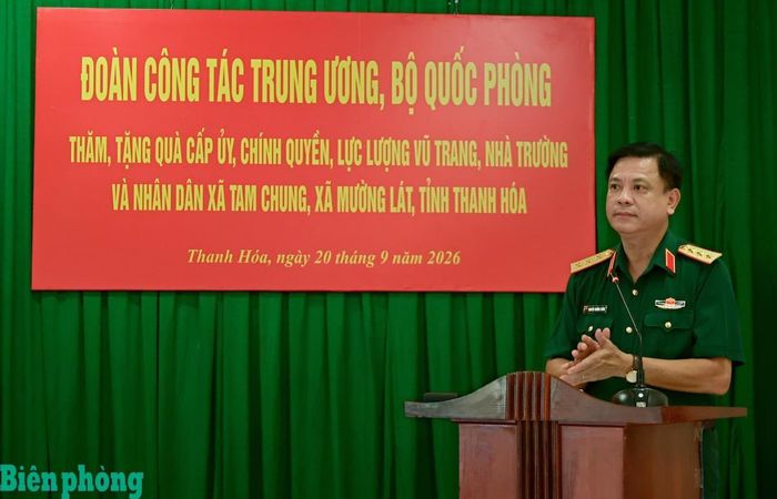 Thượng tướng Nguyễn Trường Thắng phát biểu chỉ đạo tại buổi làm việc. Ảnh: Tuấn Kiệt