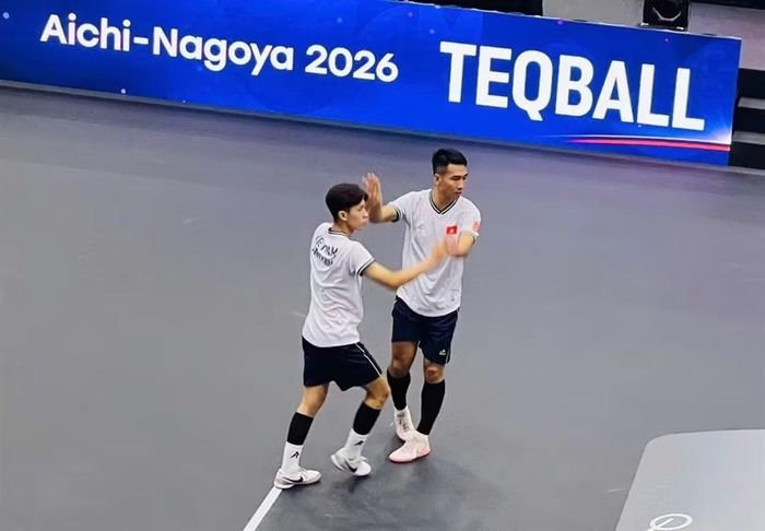 Teqball Việt Nam gây bất ngờ lớn ở ASIAD 2026. Ảnh: Cục Thể dục Thể thao Việt Nam