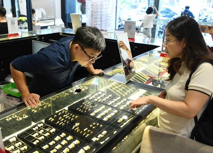 Giá vàng vẫn được dự báo tích cực trong thời gian tới (ảnh: N.Y).