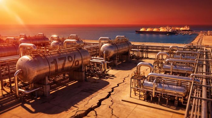 Các cuộc tấn công của Iran vào khu phức hợp Ras Laffan đã làm ngừng hoạt động khoảng 17% công suất xuất khẩu của Qatar. (Ảnh minh họa)
