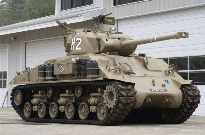 Xe tăng M-50 Super Sherman. Ảnh: Military Machine