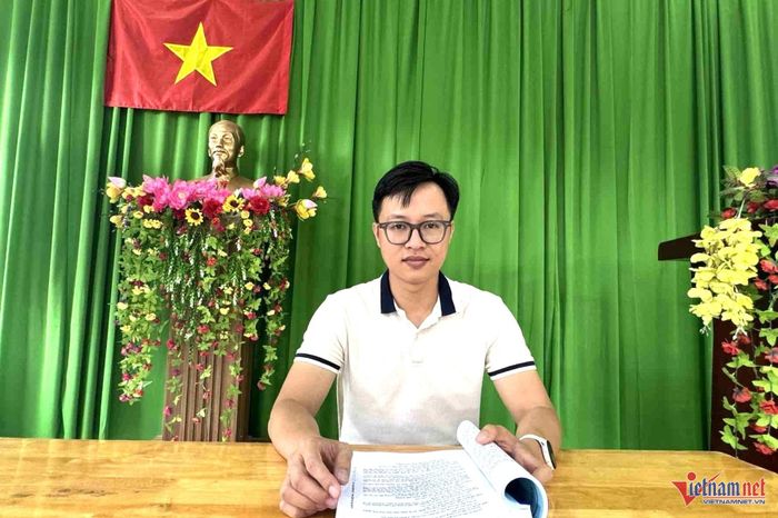 Anh Nguyễn Huy Vĩ - Tổ trưởng tổ dân phố 7, phường Thành Nhất. Ảnh: Hải Dương