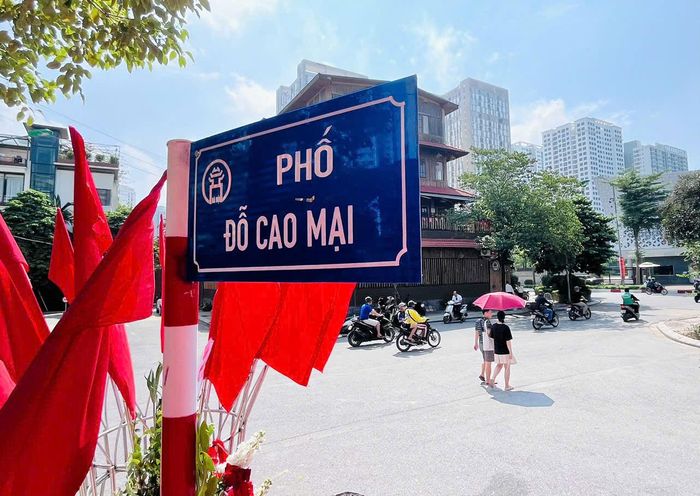 Danh nhân Đỗ Cao Mại gắn tên với con phố mới tại Xuân Đỉnh.