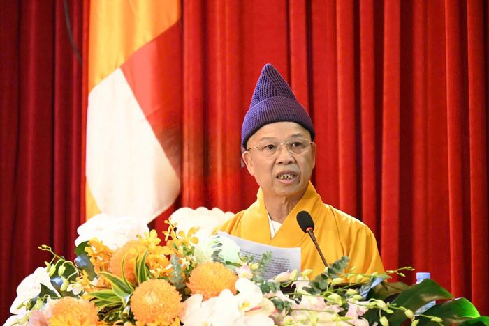 Hoà thượng Thanh Quyết. Ảnh: Học viện Phật giáo Việt Nam