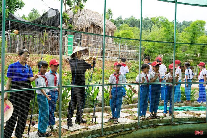 Không chỉ tham quan, du khách còn có thể trải nghiệm câu cá miễn phí tại vườn thú.