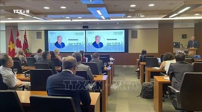 Quang cảnh buổi hội thảo. Ảnh: TTXVN phát