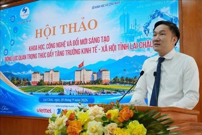 Phó Bí thư Thường trực Tỉnh ủy Lai Châu Nguyễn Tuấn Anh kết luận tại hội nghị.