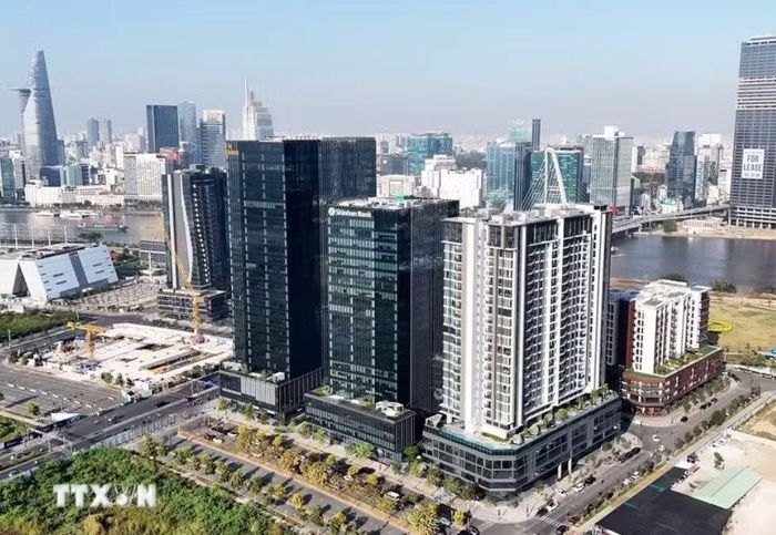 Trung tâm tài chính quốc tế tại Thành phố Hồ Chí Minh. Ảnh: Hồng Đạt/TTXVN