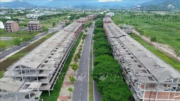 Toàn cảnh Khu đô thị sinh thái Quan Nam – Thuỷ Tú (Golden Hills City) vừa được thành phố Đà Nẵng tháo gỡ vướng mắc để tiếp tục triển khai. Ảnh: Quốc Dũng/TTXVN