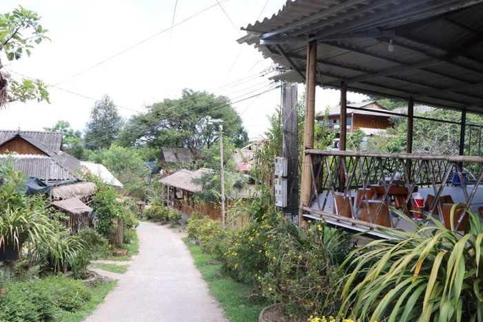 Khung cảnh mộc mạc, yên bình ở bản du lịch cộng đồng Lao Chải 1, xã Khun Há (tỉnh Lai Châu).
