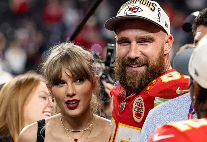 Taylor Swift vốn không xa lạ với khu vực VIP tại sân Arrowhead.