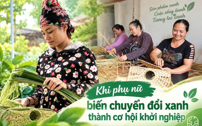 Khi phụ nữ biễn chuyển đổi xanh thành cơ hội