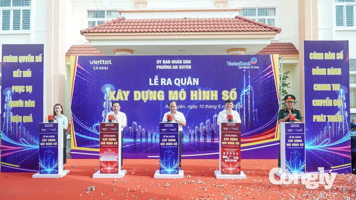 Phường An Xuyên (tỉnh Cà Mau) tổ chức lễ ra quân xây dựng mô hình số