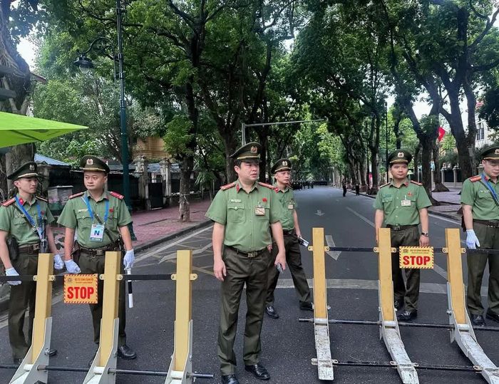 Trung đoàn 600 triển khai phương án, bố trí lực lượng bảo vệ tại khu vực diễn ra Lễ kỷ niệm Quốc khánh 2/9 năm 2026. Ảnh: Trung đoàn 600