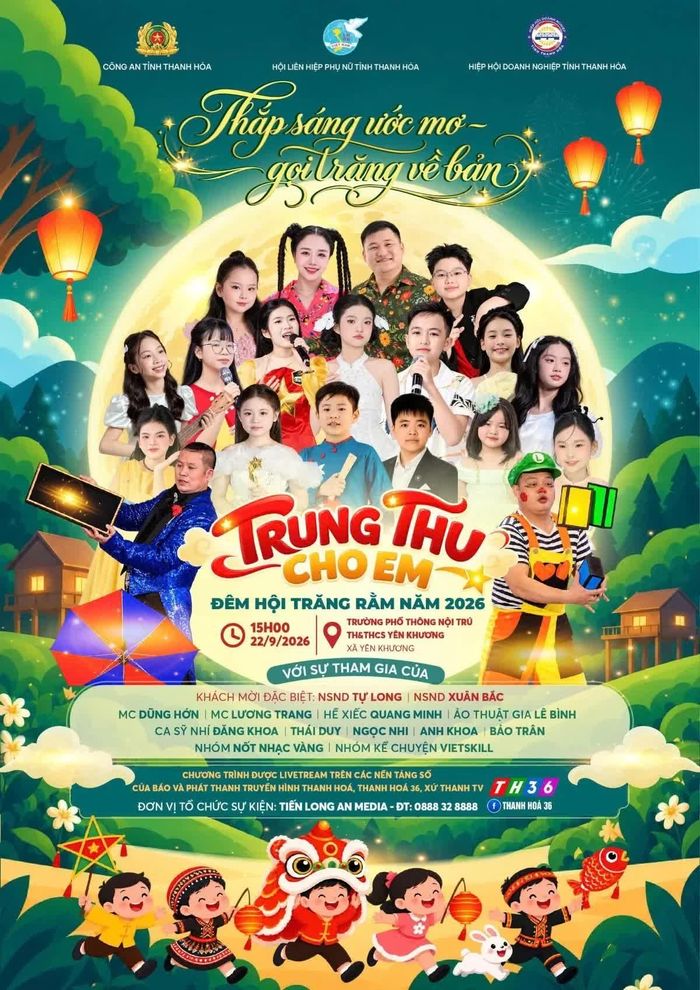 Chương trình “Trung thu cho em - Đêm hội trăng rằm” tại xã biên giới Yên Khương.