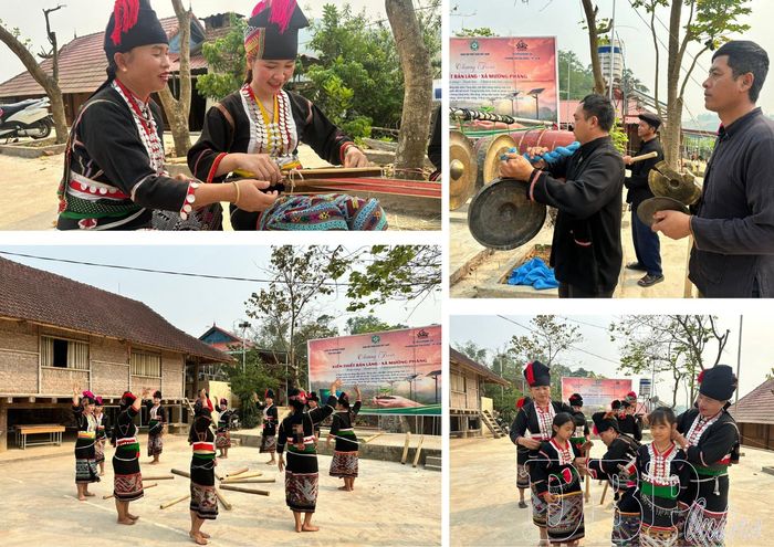 Sắc màu văn hóa Khơ Mú hiện diện trong sinh hoạt cộng đồng gắn với đời sống của người dân.