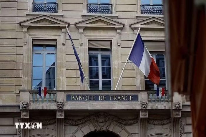 Trụ sở Ngân hàng trung ương Pháp ở Paris. Ảnh: Reuters/TTXVN