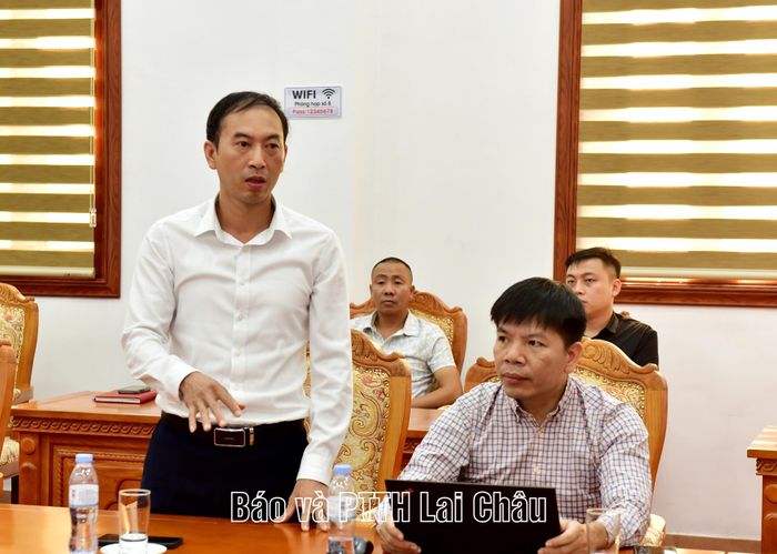 Lãnh đạo Sở Nông nghiệp và Môi trường phát biểu tại buổi tọa đàm.