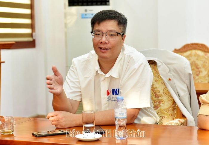 Thành viên Hiệp hội doanh nghiệp Việt Nam - Hàn Quốc trao đổi về chiến lược hợp tác.