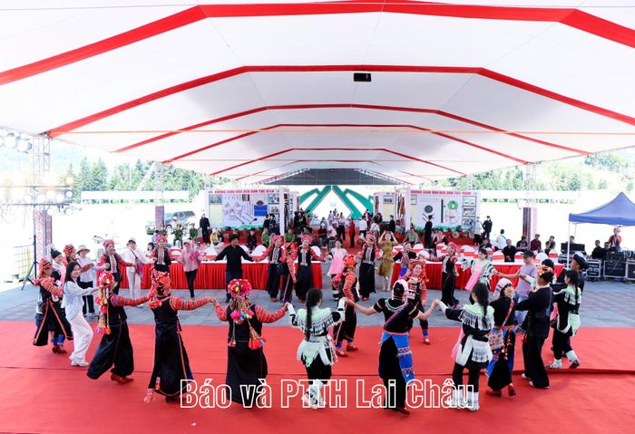 "Vườn hoa" đa sắc màu của đồng bào các dân tộc Lai Châu tại Hội thảo khoa học "Sâm Lai Châu - Tinh hoa đại ngàn Tây Bắc” năm 2026.