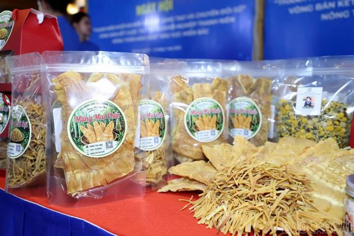Sản phẩm măng mai của Hợp tác xã Nông lâm sản Dương Phúc.