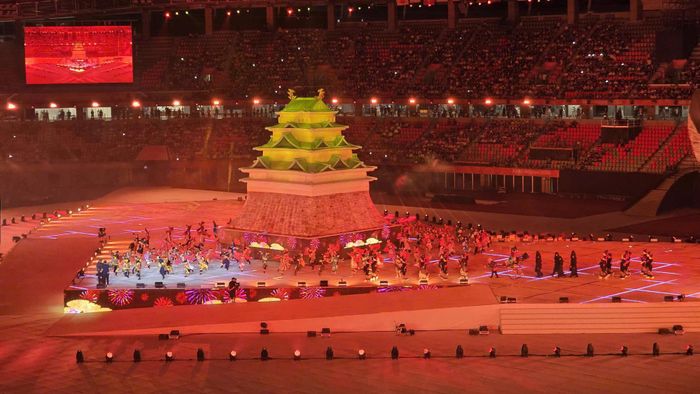 Các tiết mục nghệ thuật tại Lễ Khai mạc ASIAD 20