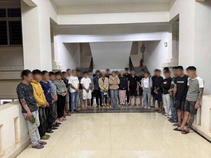 Từ một đối tượng ban đầu, Công an xã Đức Trọng đã mở rộng điều tra, làm rõ 38 đối tượng liên quan