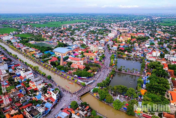 Xã nông thôn mới xã Hải Hậu. Ảnh: Việt Thắng