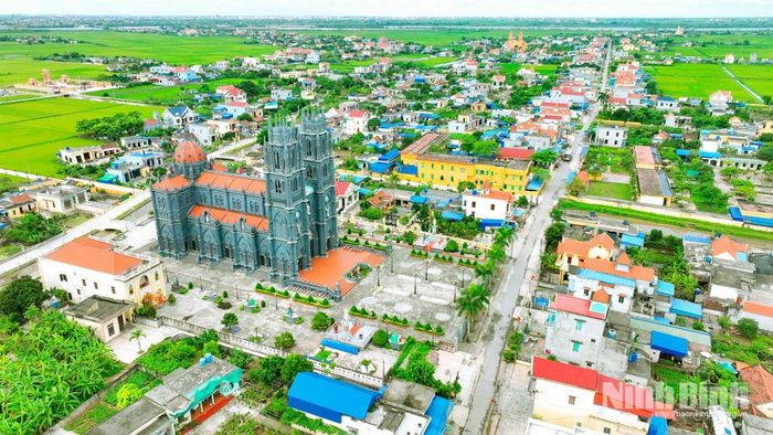 Nông thôn mới xã Giao Minh. Ảnh: Đăng Khoa