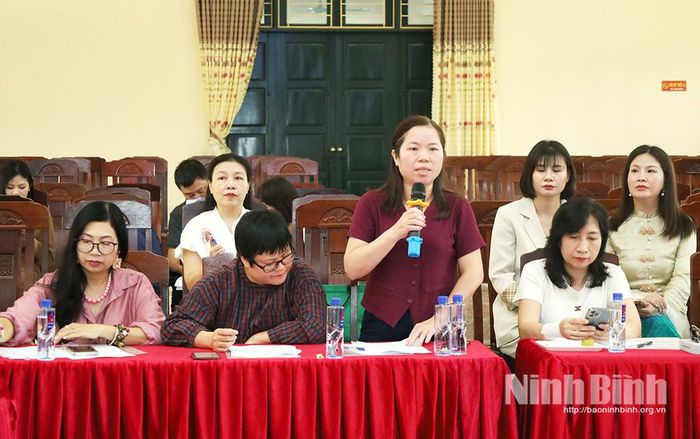 Đại diện cơ quan báo chí Trung ương phát biểu tại hội nghị.