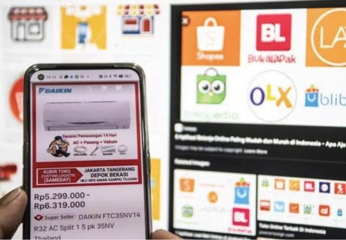  Người dân Indonesia sử dụng thiết bị điện tử để mua sắm trực tuyến. 
