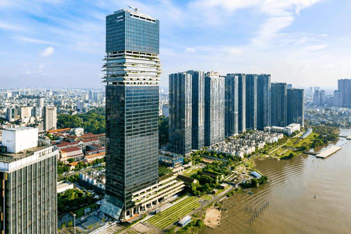 Tòa tháp Trung tâm Tài chính Quốc tế Sài Gòn Marina tại TP. Hồ Chí Minh