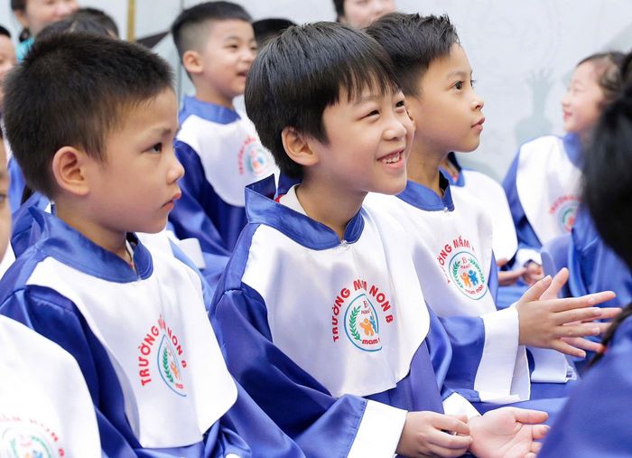 Nghị định quy định cụ thể điều kiện thành lập, cho phép thành lập và cấp phép hoạt động giáo dục đối với cơ sở giáo dục mầm non. Ảnh: Trường mầm non B Hà Nội