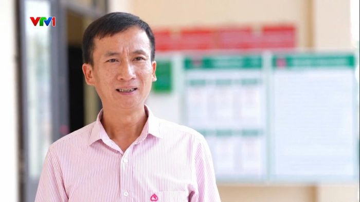 Ông Đặng Văn Trọng, Giám đốc Phòng giao dịch Ngân hàng Chính sách xã hội xã Gia Bình, Chi nhánh tỉnh Bắc Ninh chia sẻ tại chương trình “Chuyện ngân hàng - Chuyện đời sống” - Nguồn ảnh: VTV