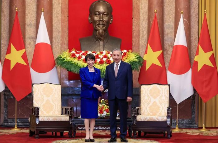 Tổng Bí thư, Chủ tịch nước Tô Lâm tiếp Thủ tướng Nhật Bản Takaichi Sanae nhân chuyến thăm chính thức Việt Nam hồi tháng 5/2026. Ảnh: Nguyễn Bình