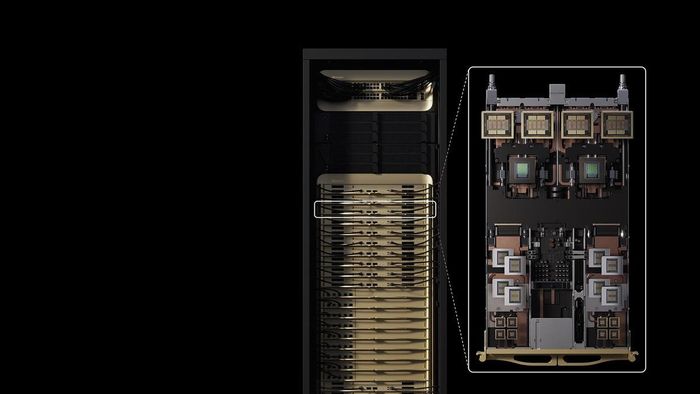 Hệ thống Nvidia Rubin CPX - phù hợp đặt ở phần nói về thế hệ Vera Rubin. Ảnh: Nvidia.