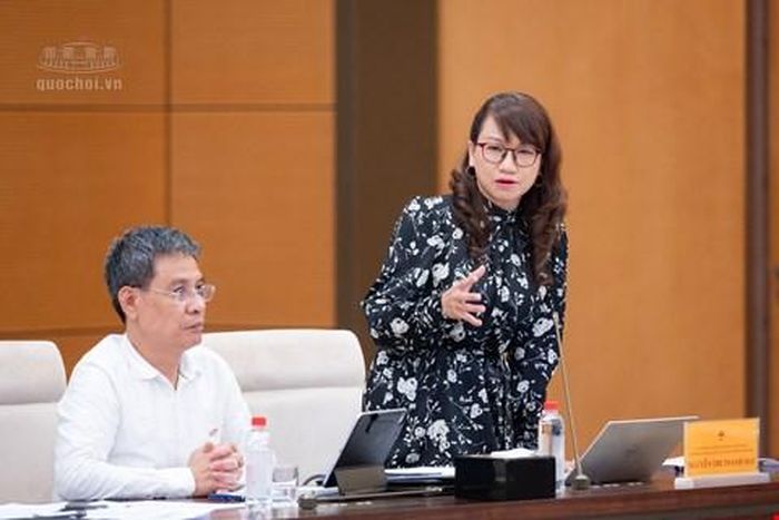 Giám đốc Đại học Quốc gia TP. Hồ Chí Minh Nguyễn Thị Thanh Mai phát biểu