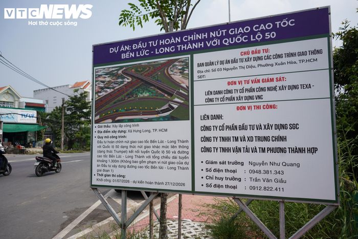 Khu vực này cũng nằm trong phạm vi dự án đầu tư hoàn chỉnh nút giao giữa cao tốc Bến Lức - Long Thành và Quốc lộ 50.