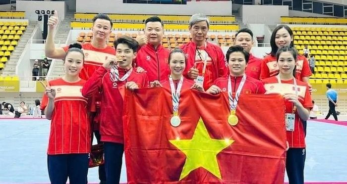 Đoàn Thể thao Việt Nam đăng ký 498 thành viên, bao gồm 348 vận động viên tranh tài ở 33 môn và phân môn. (Ảnh: LĐTDVN)
