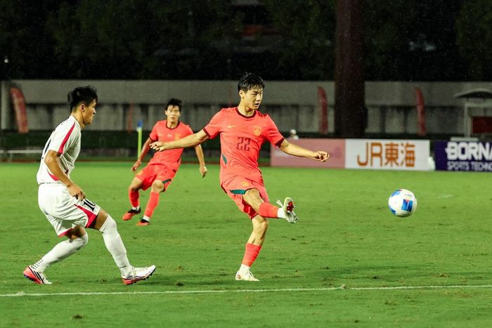 U23 Trung Quốc thắng U23 Triều Tiên ở lượt trận đầu tiên. (Ảnh: CFA)