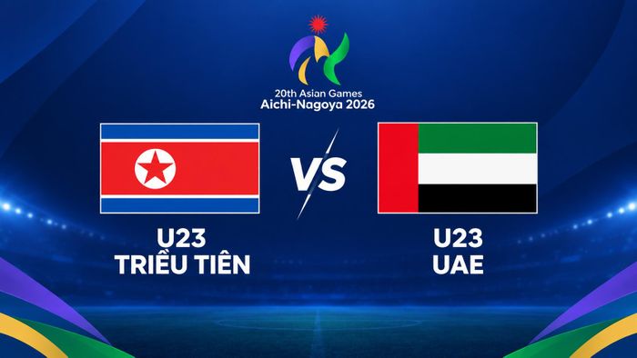 U23 Triều Tiên gặp U23 UAE.