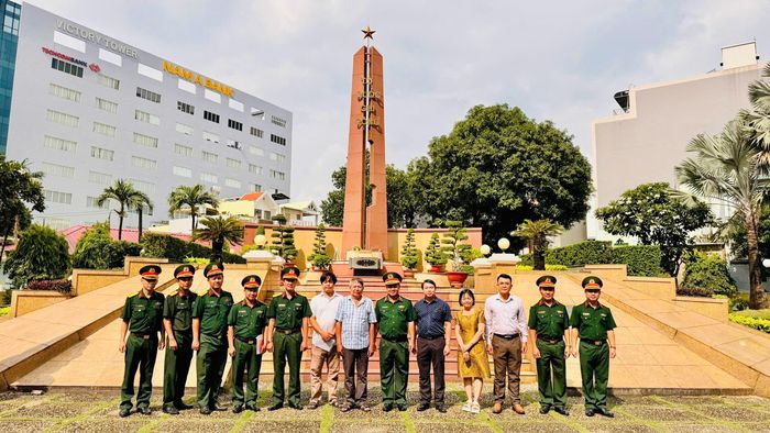 Đài tưởng niệm liệt sĩ quận Gò Vấp (cũ) - khu vực được cho là chôn hơn 100 liệt sĩ trong đợt tấn công Mậu Thân năm 1968.