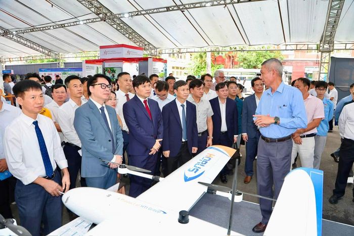 Các doanh nghiệp giới thiệu nhiều sản phẩm, giải pháp công nghệ mới tại Techfest Hải Phòng 2026. (Ảnh: Bộ KH&CN)