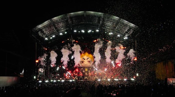 Đêm nhạc Bốc Fest 2026 mùa 1 với sự hội ngộ những nghệ sĩ trẻ và các nghệ sĩ, nhóm nhạc tên tuổi như Bức Tường, Hải Bột. Ảnh: BTC