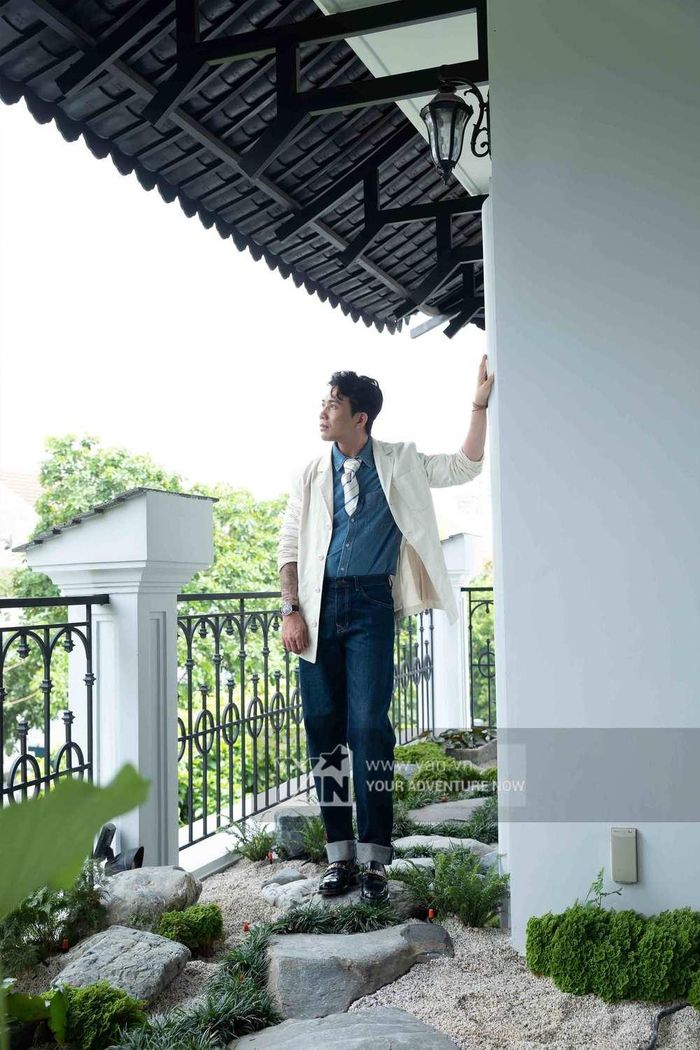 Nam doanh nhân rất yêu cây xanh nên ưu tiên chọn điểm tô cho nơi ở.