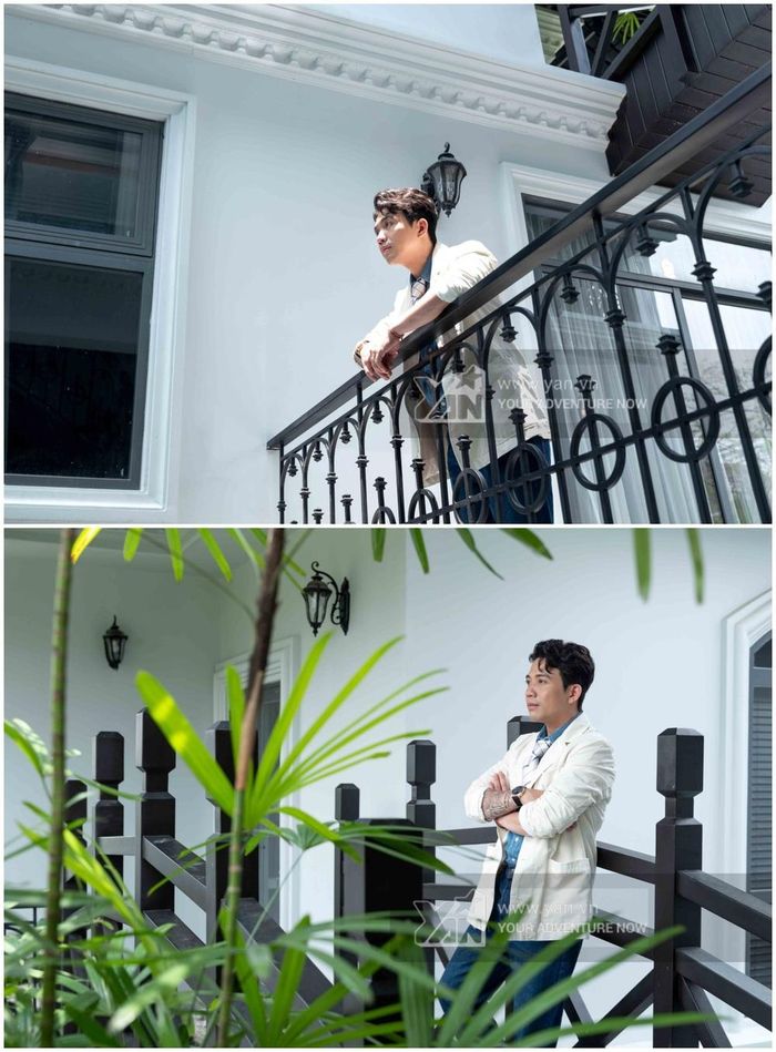 Không gian được phủ xung quanh bởi cây xanh mát lành. Góc nào cũng đẹp, cũng "chất".