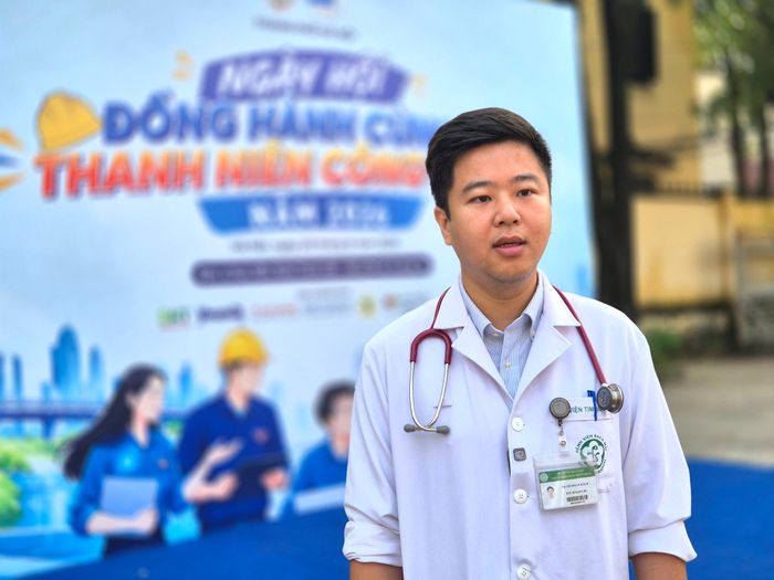 Bác sĩ Đỗ Doãn Bách - Phó Chủ tịch Hội Thầy thuốc trẻ Hà Nội. Ảnh: D.Hải