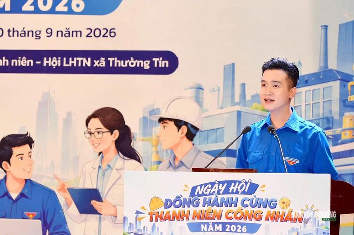 Ông Đào Đức Việt - Phó Bí thư Thành đoàn, Chủ tịch Hội Liên hiệp Thanh niên Việt Nam TP Hà Nội. Ảnh: T.Anh