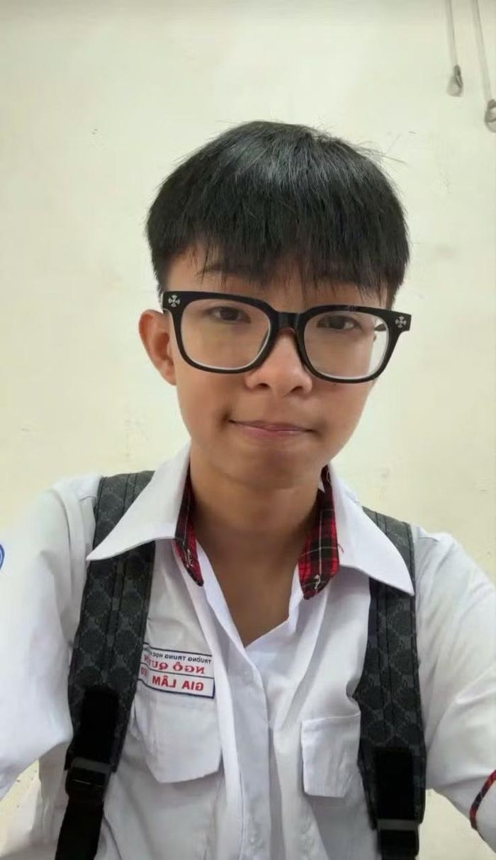 Bạn Gia Lâm. Ảnh: NVCC